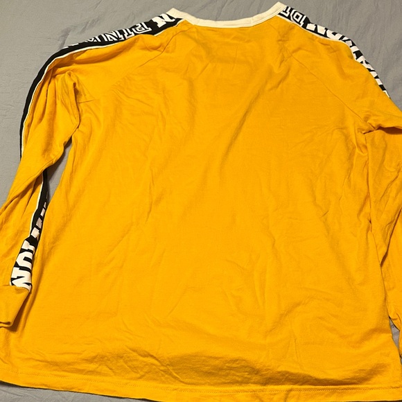 PINK Victoria's Secret Yellow Tee - Picture 3 of 8